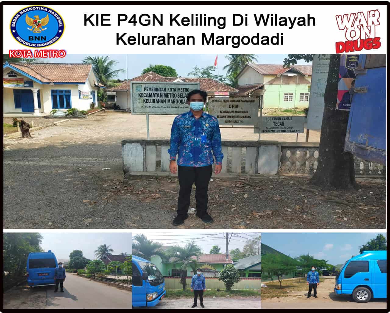 BNN Kota Mtero Melakukan KIE P4GN Keliling di Wilayah Kelurahan Margodadi Konsep Otomatis