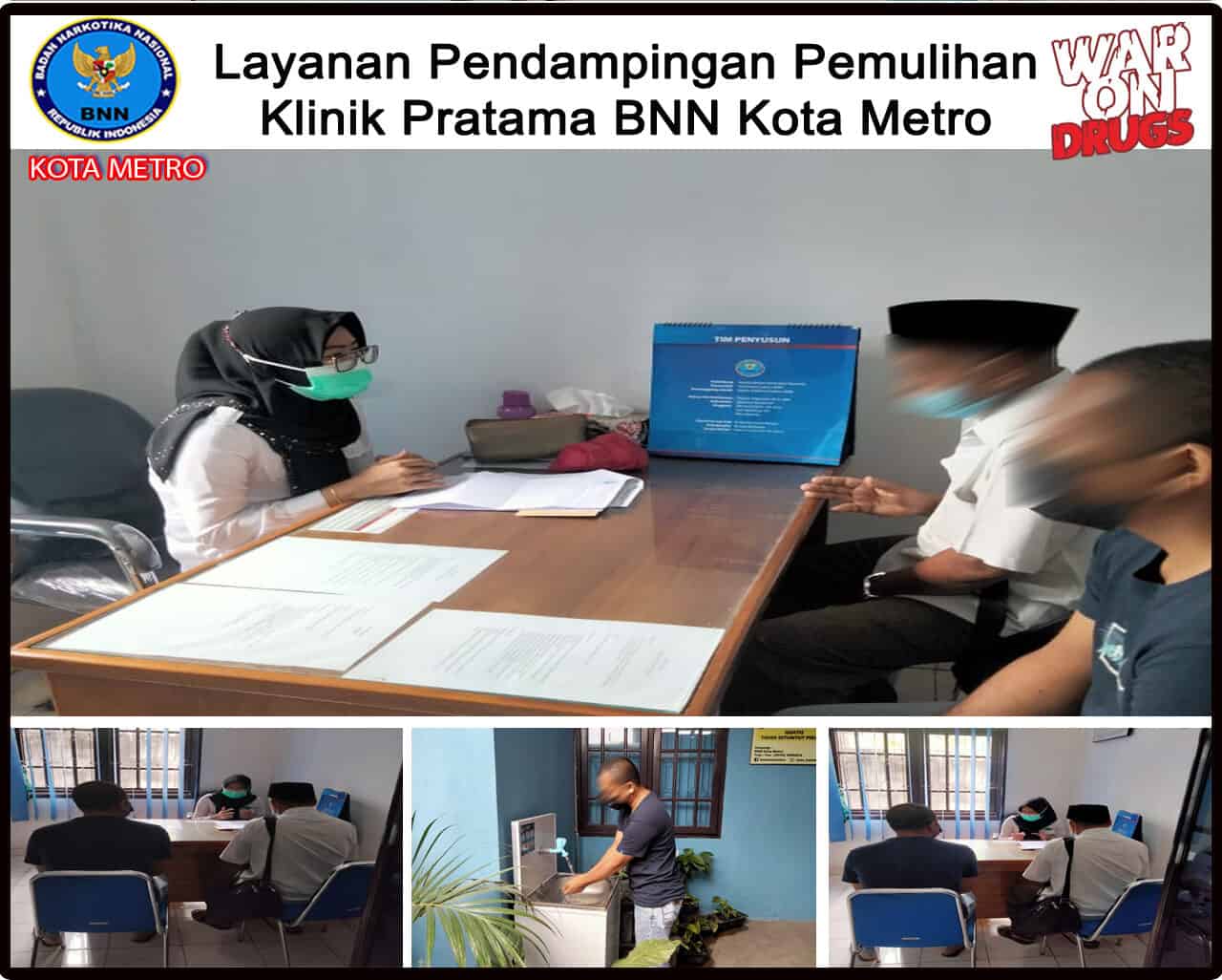 Klinik Pratama BNN Kota Metro Melakukan Layanan Pendampingan Pemulihan Konsep Otomatis
