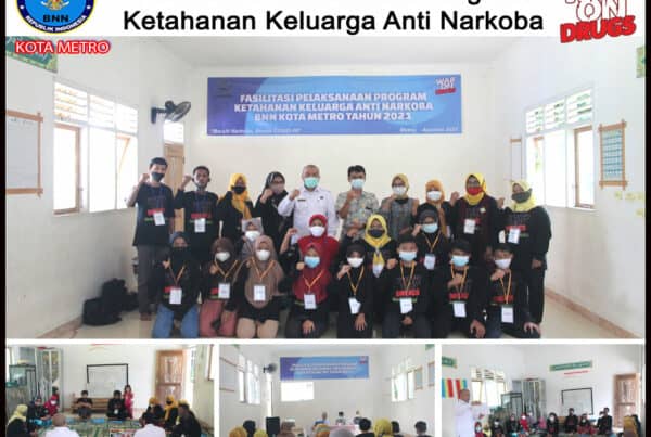 BNN Kota Metro Melakukan Fasilitasi Program Ketahanan Keluarga Anti Narkoba (Pertemuan III)