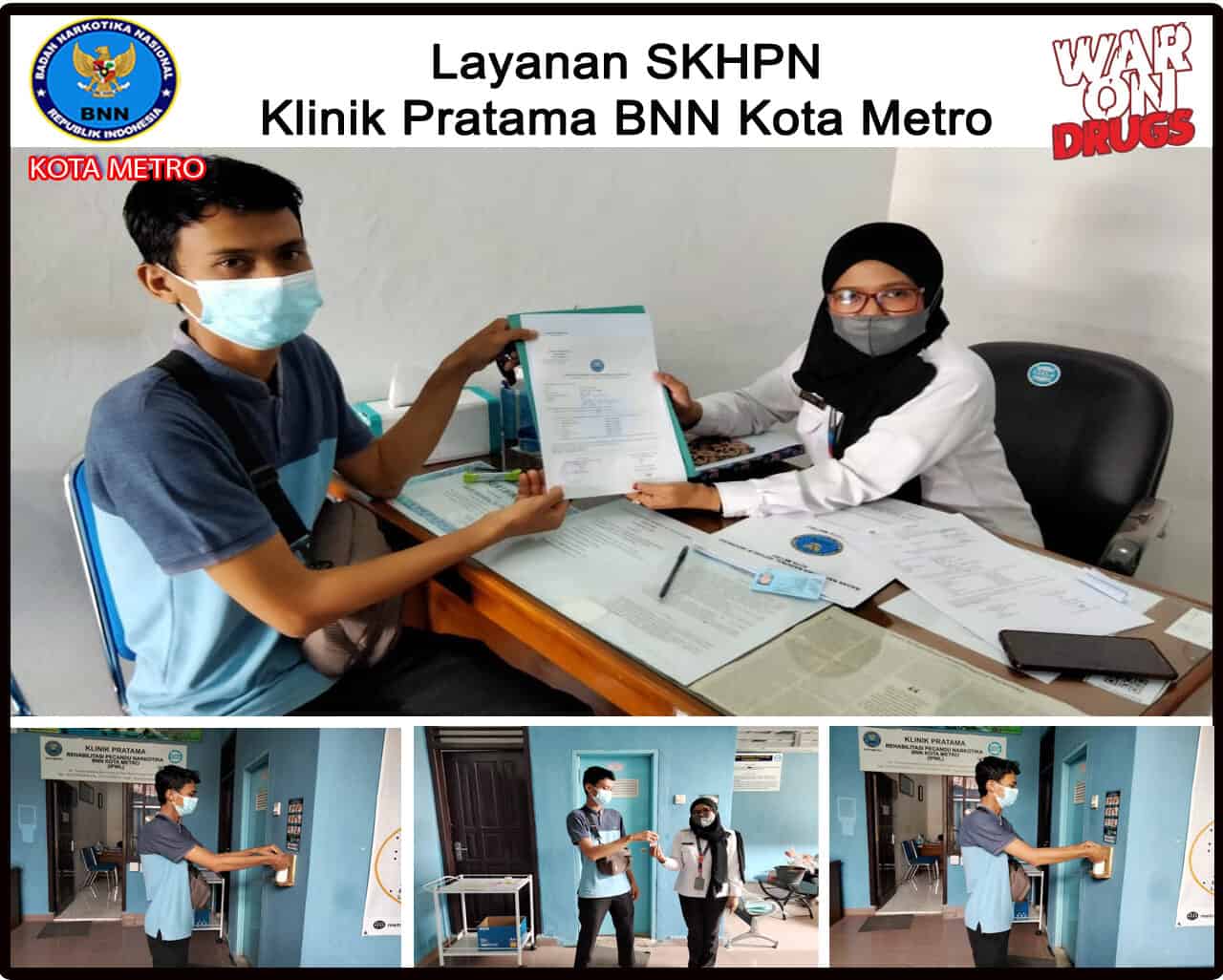 Klinik Pratama BNN Kota Metro Melakukan Layanan SKHPN Klinik Pratama BNN Kota Metro Melakukan Layanan SKHPN