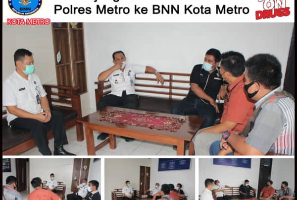 KOORDINASI P4GN POLRES METRO KE BNN KOTA METRO KOORDINASI P4GN POLRES METRO KE BNN KOTA METRO.