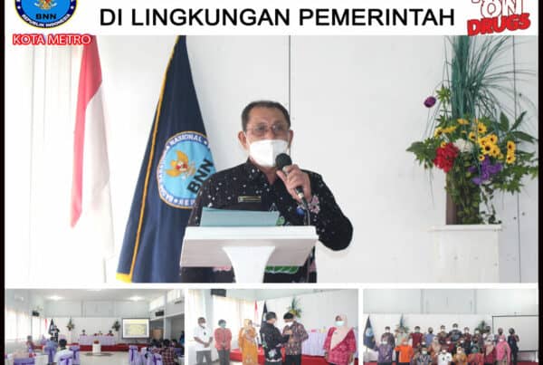 BNN Kota Metro Melaksanakan Workshop Penggiat P4GN di Lingkungan Pemerintah