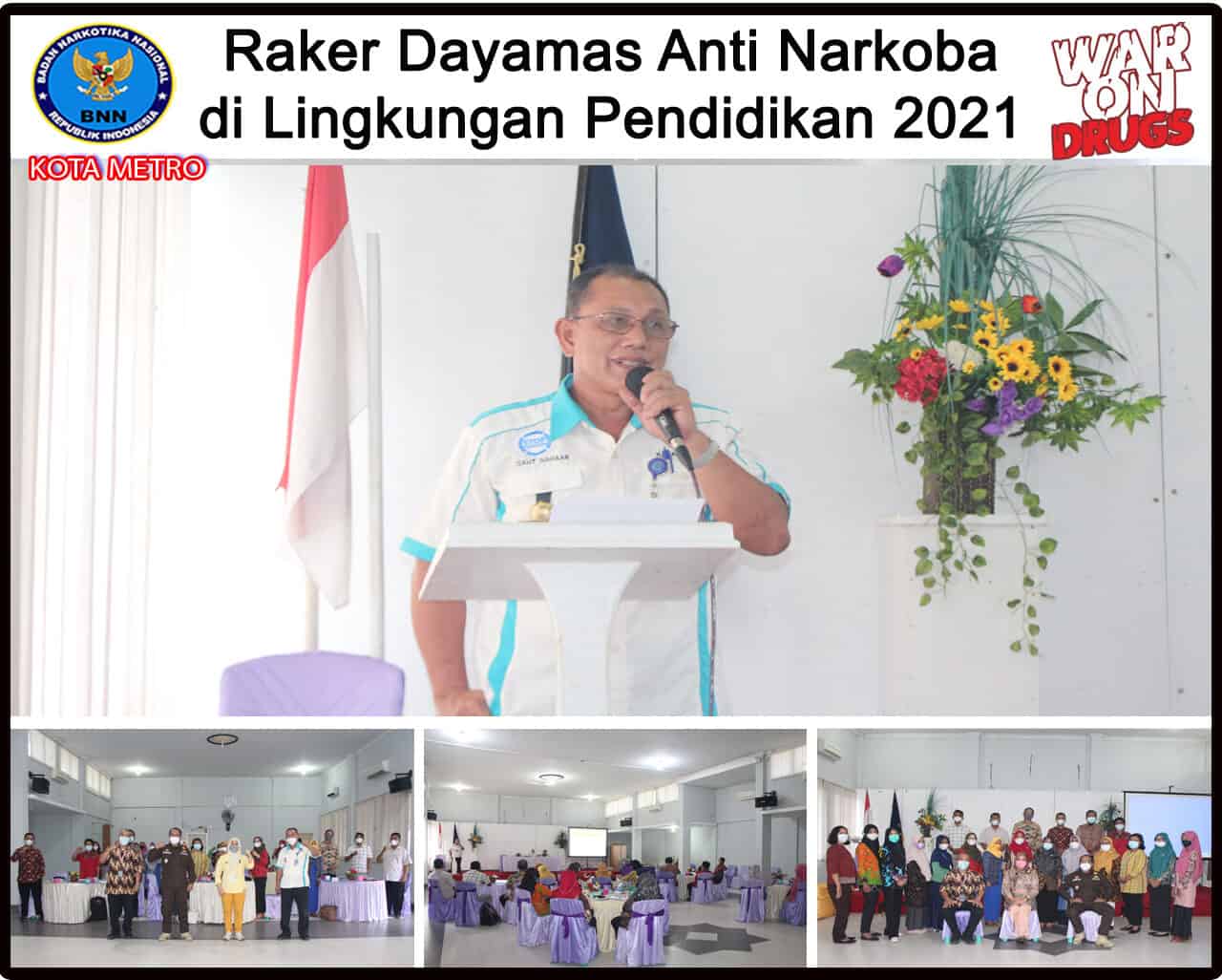 BNN KOTA METRO MELAKSANAKAN RAKER DAYAMAS ANTI NARKOBA DI LINGKUNGAN PENDIDIKAN