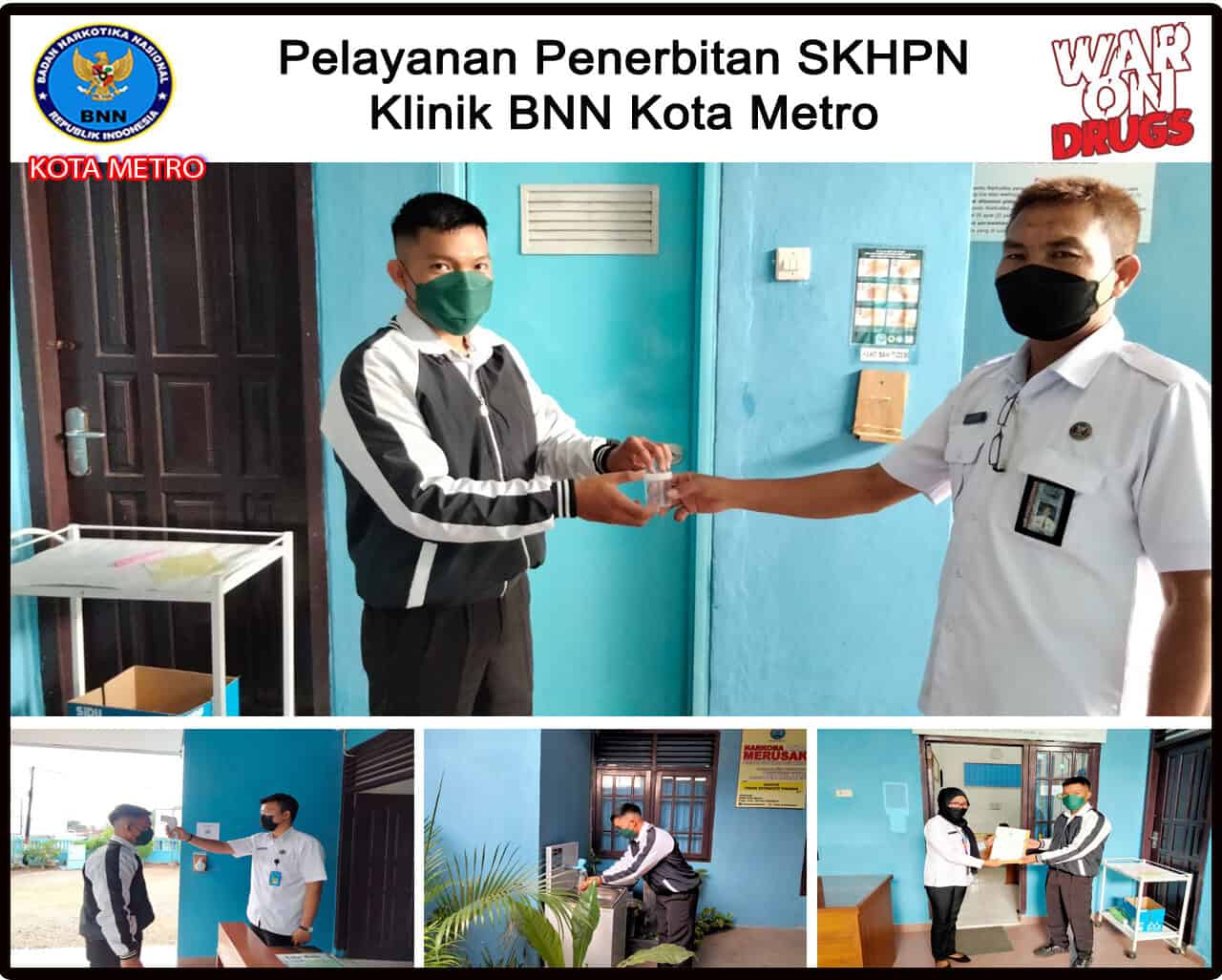 KEGIATAN KLINIK PRATAMA BNN KOTA METRO LAYANAN SKHPN/PNBP KEGIATAN KLINIK PRATAMA BNN KOTA METRO LAYANAN SKHPN/PNBP