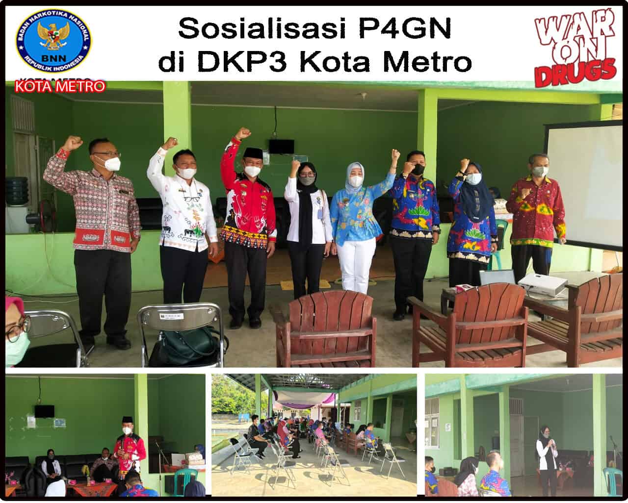 SOSIALISASI P4GN DI LINGKUNGAN DINAS KETAHANAN PANGAN, PERTANIAN DAN PERIKANAN KOTA METRO