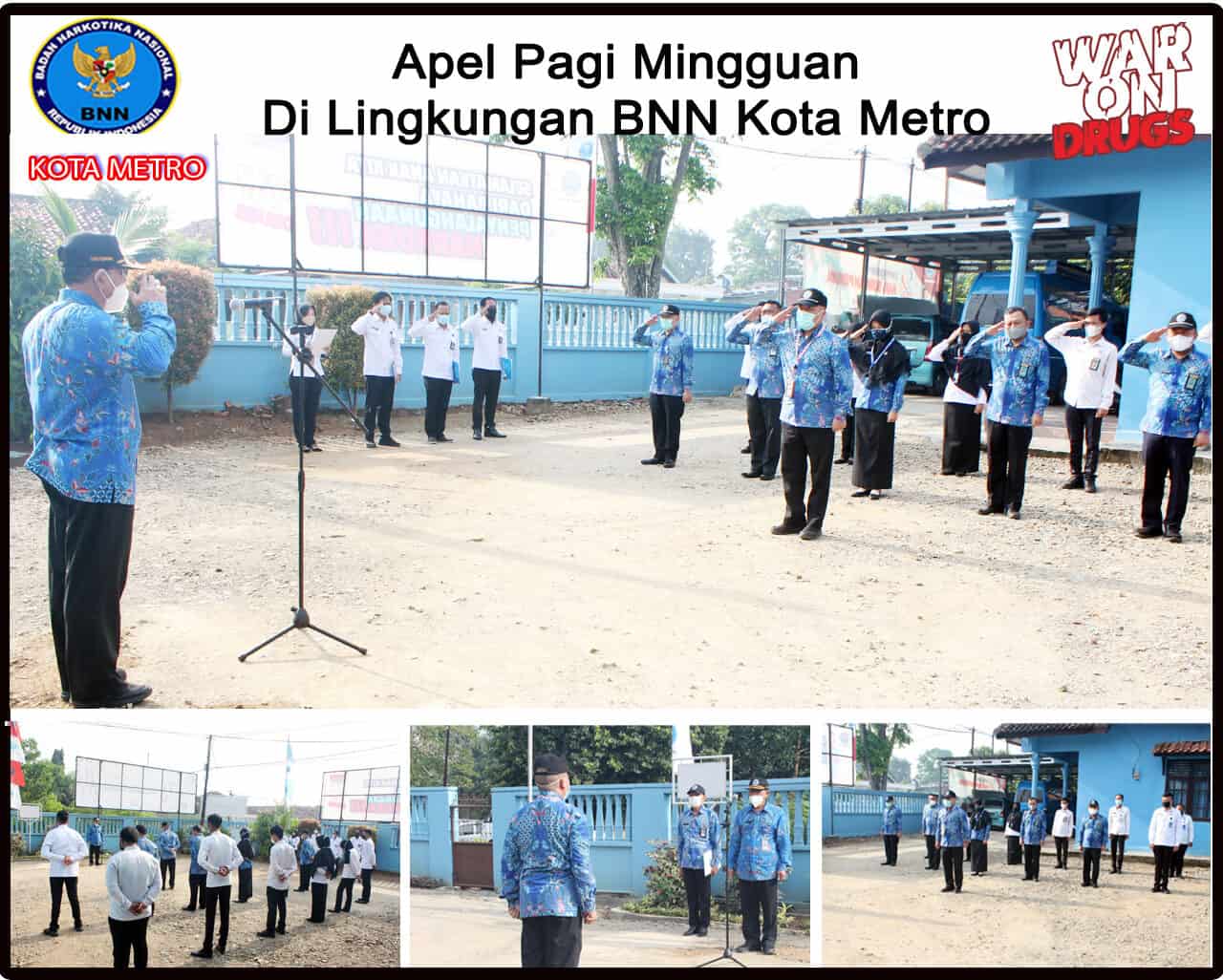 APEL MINGGUAN DI LINGKUNGAN BNN KOTA METRO APEL MINGGUAN DI LINGKUNGAN BNN KOTA METRO