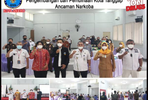 BNN Kota Metro Melakukan Rapat Koordinasi Pengembangan dan Pembinaan Kota Tanggap Ancaman Narkoba