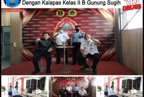 BNN Kota Metro Melakukaan Koordinasi Dengan Kepa