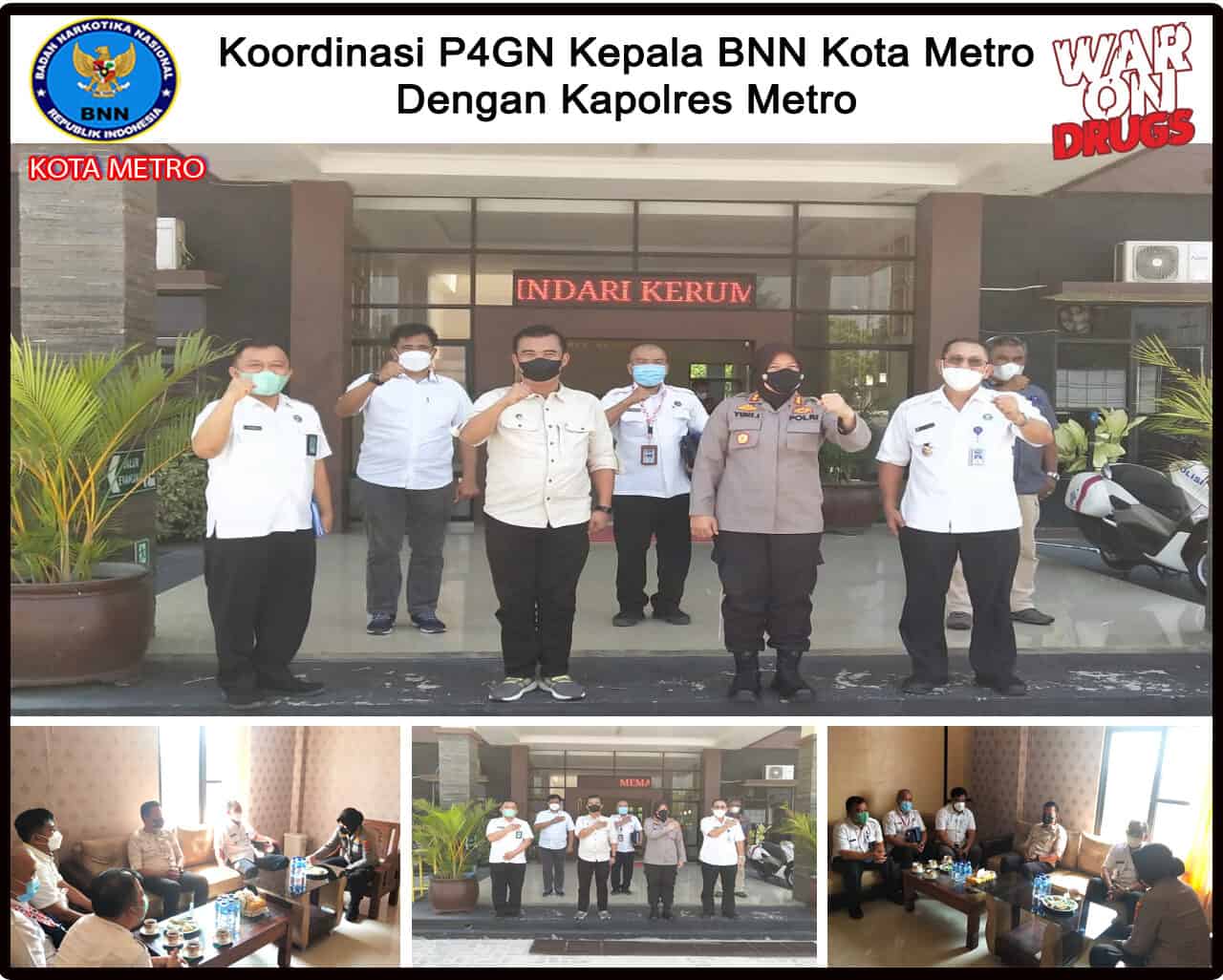BNN Kota Metro Melakukan Kunjungan Ke Polres Metro Konsep Otomatis