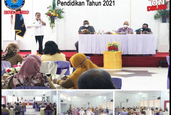 BNN Kota Metro Melakukan Workshop Penggiat P4GN Di Lingkungan Pendidikan Tahun 2021
