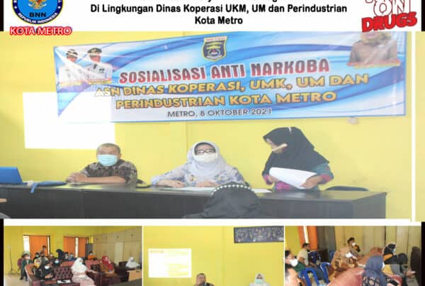 BNN Kota Metro Melakukan