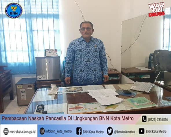 BNN Kota Metro Melakukan Pembacaan Naskah Pancasila BNN Kota Metro Melakukan Pembacaan Naskah Pancasila