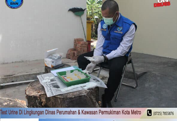 BNN Kota Metro Melakukan Test Urine Di Lingkungan Dinas Permukiman dan Kawasan Perumahan Kota Metro BNN Kota Metro Melakukan Test Urine Di Lingkungan Dinas Permukiman dan Kawasan Perumahan Kota Metro