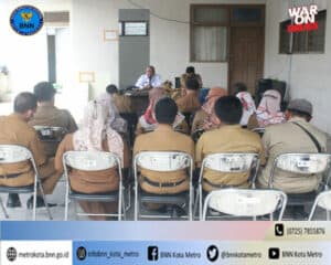 BNN Kota Metro Melakukan Test Urine Di Lingkungan Dinas Permukiman dan Kawasan Perumahan Kota Metro