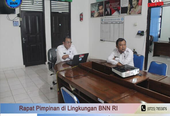 BNN Kota Metro Mengikuti Rapat Pimpinan Di Lingkungan BNN