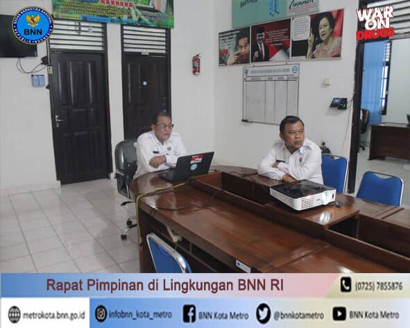 BNN Kota Metro Mengikuti Rapat Pimpinan Di Lingkungan BNN BNN Kota Metro Mengikuti Rapat Pimpinan Di Lingkungan BNN