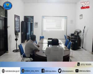 BNN Kota Metro Mengikuti Rapat Pimpinan Di Lingkungan BNN