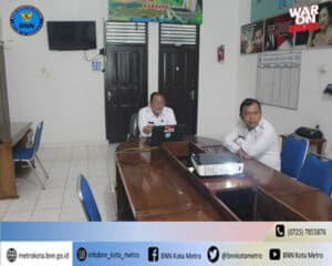 BNN Kota Metro Mengikuti Rapat Pimpinan Di Lingkungan BNN