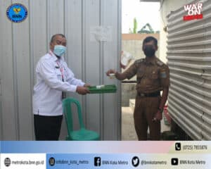 BNN Kota Metro Melakukan Test Urine Di Lingkungan Kecamatan Metro Utara Kota Metro