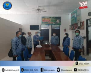 BNN Kota Metro Melakukan Pembacaan Naskah Pancasila