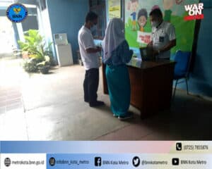 Klinik Pratama BNN Kota Metro Melakukan Layanan SKHPN/PNBP