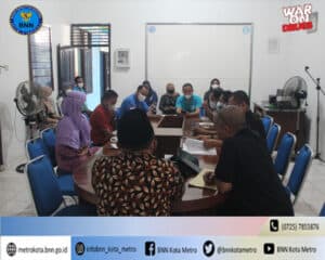 BNN Kota Metro Melakukan Rapat Teknis Di Lingkungan Kantor