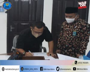BNN Kota Metro Melakukan Rapat Teknis Di Lingkungan Kantor
