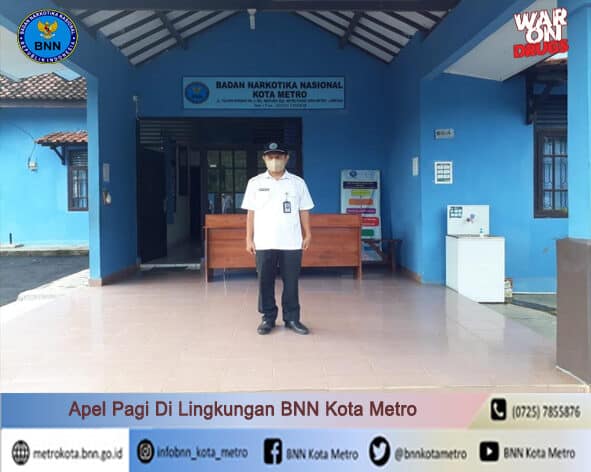 BNN KOTA METRO Melakukan Apel Pagi Dan Memperdengarkan Lagu Indonesia Raya BNN KOTA METRO Melakukan Apel Pagi Dan Memperdengarkan Lagu Indonesia Raya