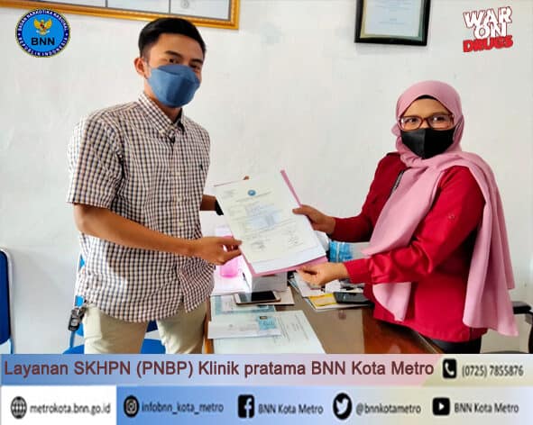 Klinik Pratama BNN Kota Metro Melakukan Layanan SKHPN (PNBP) Klinik Pratama BNN Kota Metro Melakukan Layanan SKHPN (PNBP)