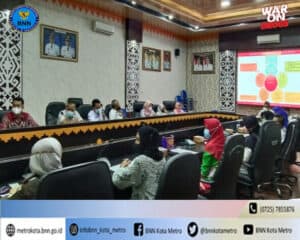 BNN Kota Metro Menghadiri Rapat Penguatan Gugus Tugas Kota Layak Anak Tahun 2022