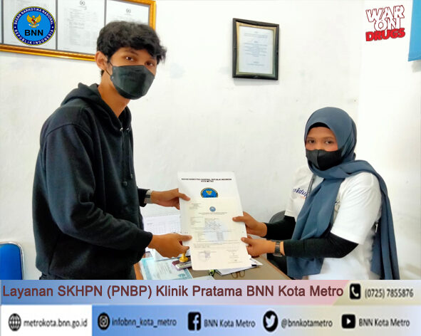 Klinik Pratama BNN Kota Metro Melakukan Layanan SKHPN (PNBP) Klinik Pratama BNN Kota Metro Melakukan Layanan SKHPN (PNBP)