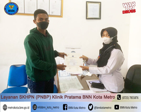Klinik Pratama BNN Kota Metro Melakukan Layanan SKHPN (PNBP) Klinik Pratama BNN Kota Metro Melakukan Layanan SKHPN (PNBP)
