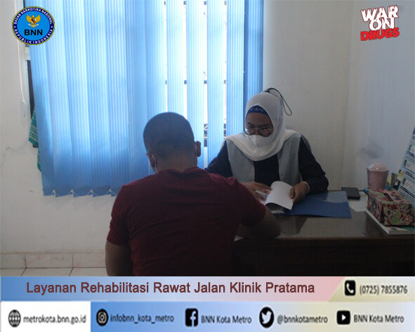 Klinik Pratama BNN Kota Metro Melakukan Layanan Rehabilitasi Rawat Jalan Konsep Otomatis
