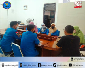 BNN Kota Metro Menerima Mahasiswa PPL Institut Agama Islam Negri Metro Tahun 2022