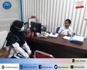 BNN Kota Metro Melakukan Koordinasi Mengenai Pengayaan Referensi Advokasi Pendampingan Program Ketahanan Keluarga Anti Narkoba Ke BNN Provinsi Lampung