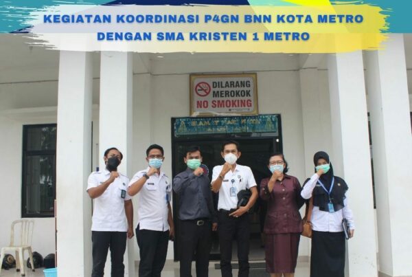KEGIATAN KOORDINASI P4GN BNN KOTA METRO DENGAN SMA KRISTEN 1 METRO