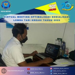 Virtual Meeting Optimalisasi Sosialisasi Lomba Tari Kreasi Tahun 2022