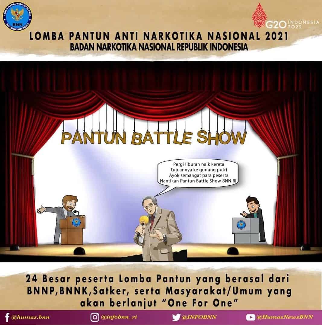 PENGUMUMAN LOMBA PANTUN ANTI NARKOTIKA BNN RI 2021 Konsep Otomatis