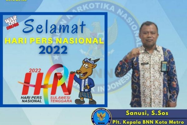 Plt Kepala Badan Narkotika Nasional Kota Metro Mengucapkan Selamat Hari Pers Nasional 2022 Plt Kepala Badan Narkotika Nasional Kota Metro Mengucapkan Selamat Hari Pers Nasional 2022