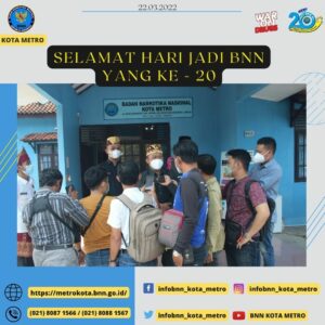 PERAYAAN PUNCAK HARI ULANG TAHUN BNN KE-20 TAHUN 2022