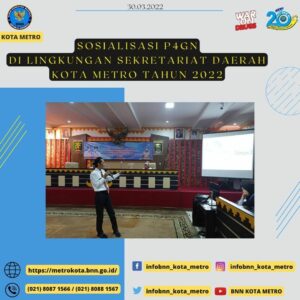 Sosialisasi P4GN Di Lingkungan Sekretariat Daerah Kota Metro Tahun 2022