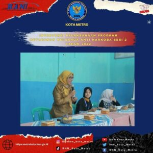 KEGIATAN FASILITASI PELAKSANAAN PROGRAM KETAHANAN KELUARGA ANTI NARKOBA TAHUN 2022 (PERTEMUAN KEDUA)