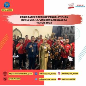 PELAKSANAAN WORKSHOP PENGGIAT P4GN DI LINGKUNGAN DUNIA USAHA/SWASTA TAHUN 2022 PELAKSANAAN WORKSHOP PENGGIAT P4GN DI LINGKUNGAN DUNIA USAHA/SWASTA TAHUN 2022