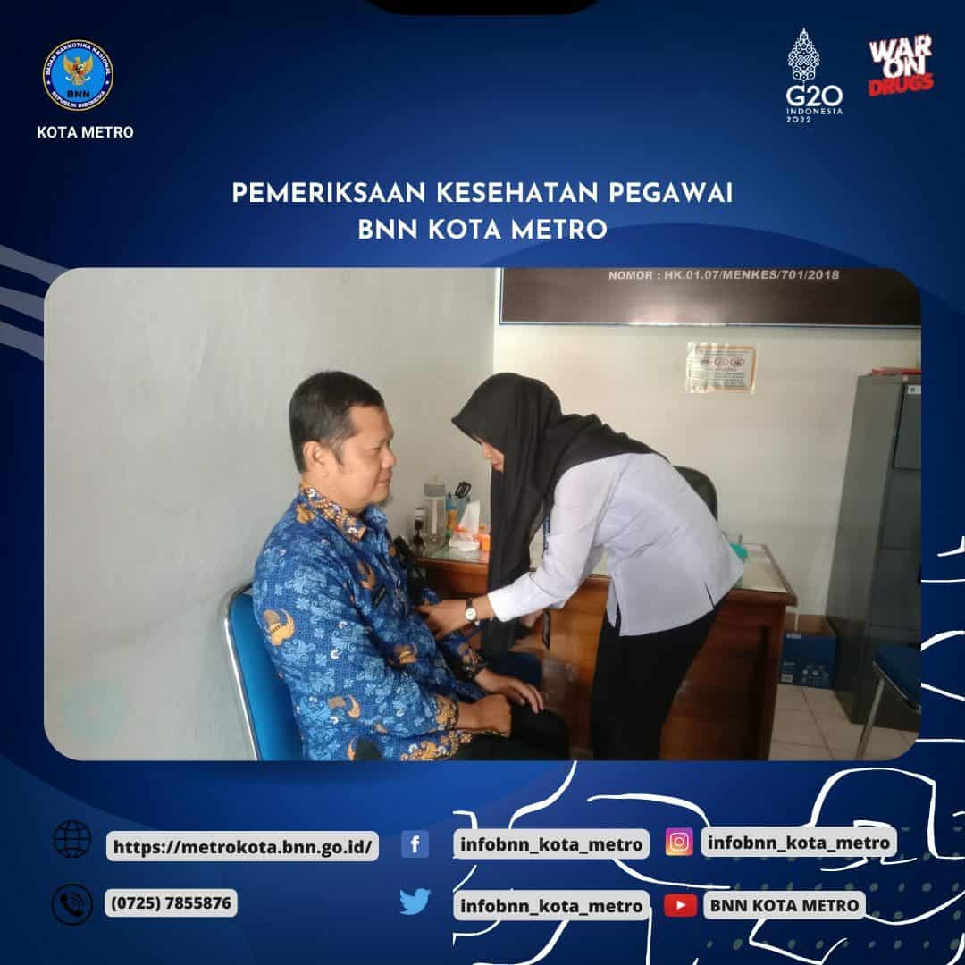 PEMERIKSAAN KESEHATAN PEGAWAI BNN KOTA METRO Konsep Otomatis