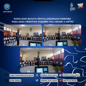 KIE P4GN PADA KEGIATAN MASA ORIENTASI PASKIBRA PADA SISWA SISWI CALON PASKIBRA SMA NEGERI 2 METRO TAHUN 2022