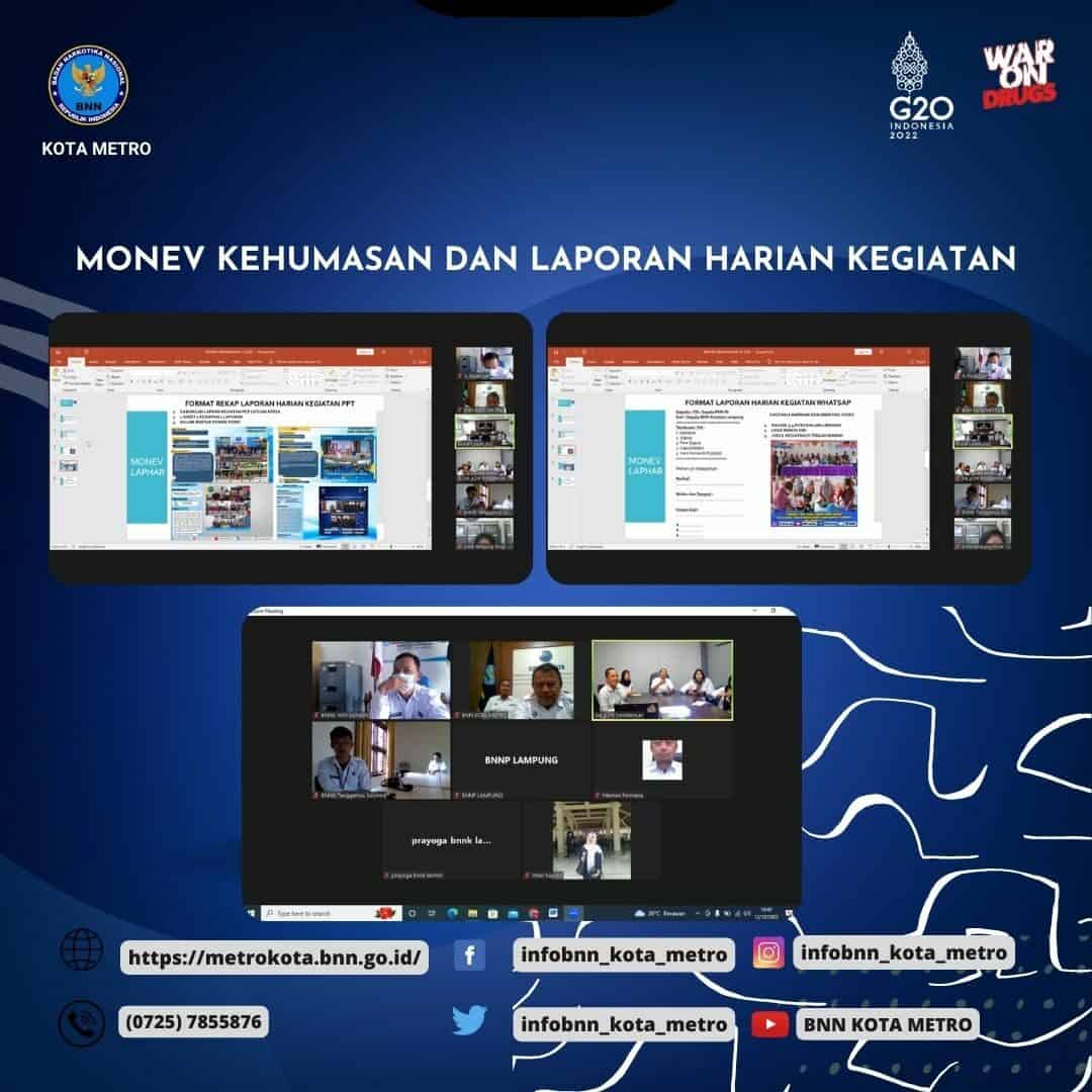 Monev Kehumasan dan Laporan Harian Kegiatan