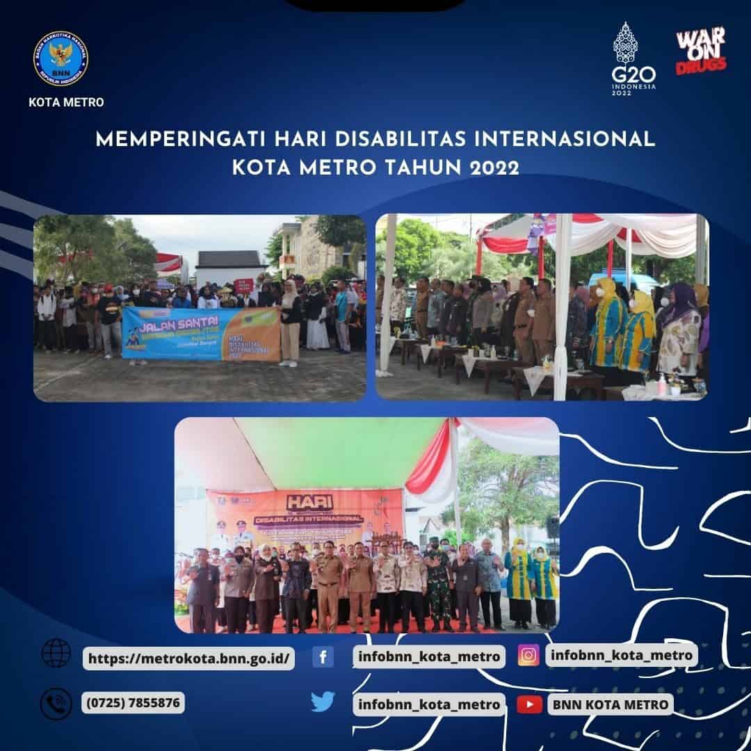 PERINGATAN HARI DISABILITAS INTERNASIONAL (HDI) KOTA METRO