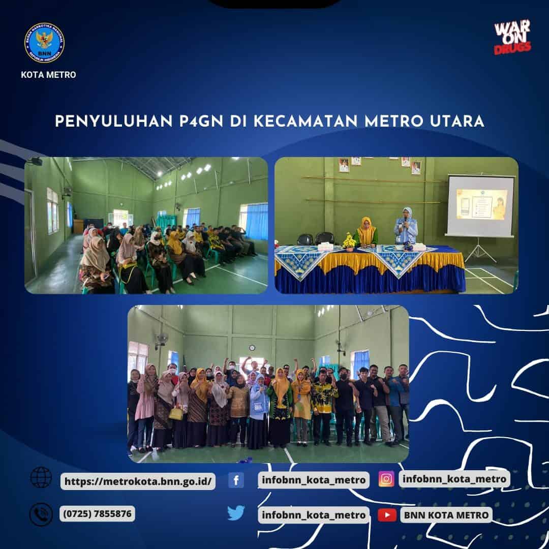SOSIALISASI P4GN DI KECAMATAN METRO UTARA KOTA METRO TAHUN 2023