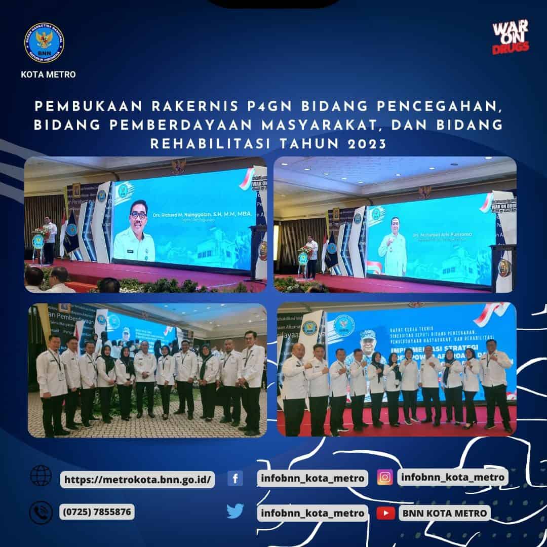 PEMBUKAAN RAKERNIS P4GN BIDANG PENCEGAHAN, PEMBERDAYAAN MASYARAKAT, DAN BIDANG REHABILITASI TAHUN 2023