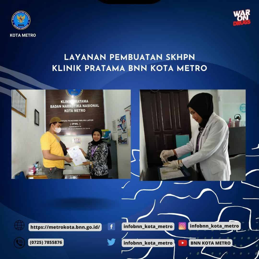 LAYANAN SURAT KETERANGAN HASIL PEMERIKSAAN NARKOTIKA LAYANAN SURAT KETERANGAN HASIL PEMERIKSAAN NARKOTIKA